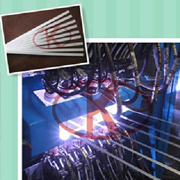 微通道空调铝扁管在线融射喷锌系统及产品